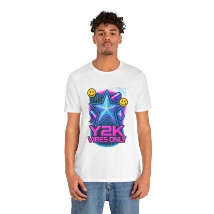 Y2K Vibes Unisex Jersey Tee - Retro Graphic T-Shirt